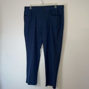 Pro Tour Pants 5-Pocket Flat Front Blue 40 x 29